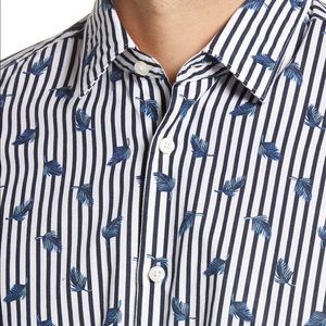 Hugo BOSS Luka Regular Fit Short Sleeve Button-Up Shirt NWT